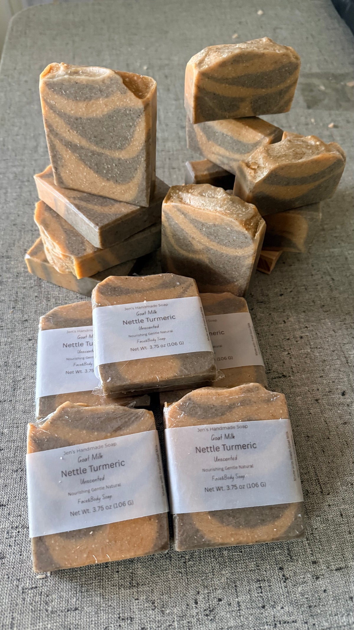 Goat milk Turmeric & Nettle Soap