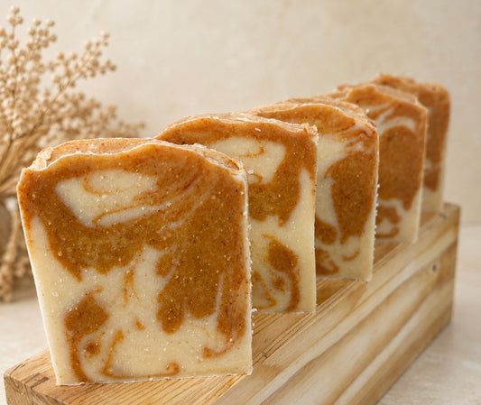Creamy Goat milk Turmeric Oat Soap