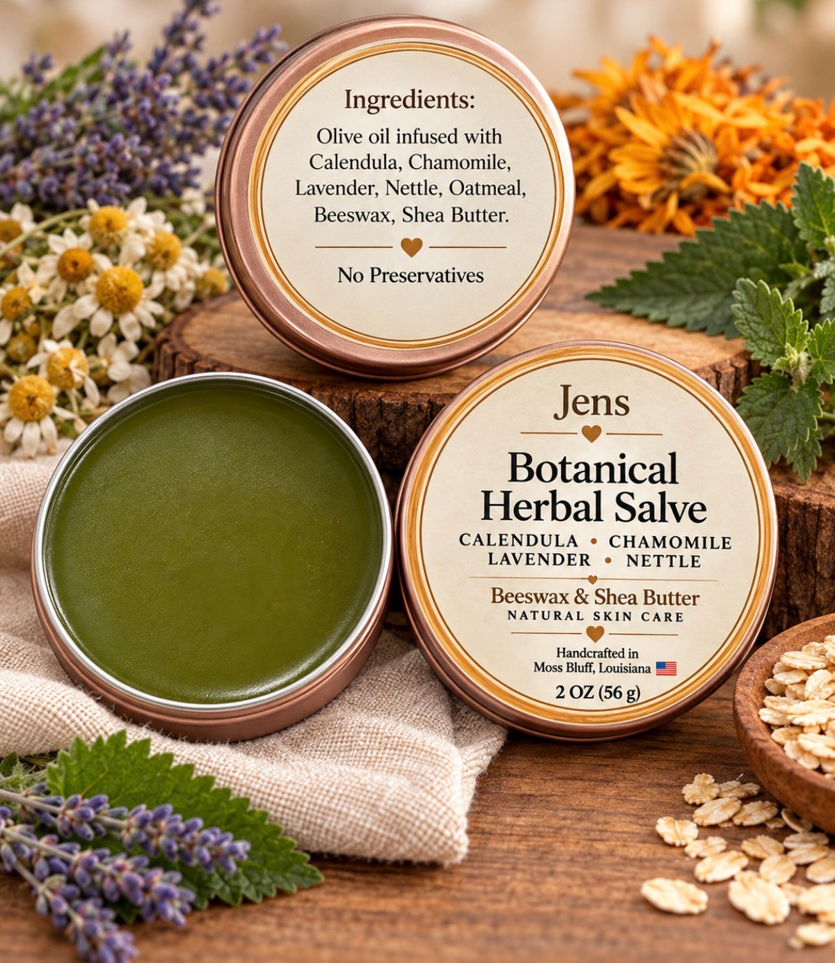 Botanical Herbal Salve 2oz