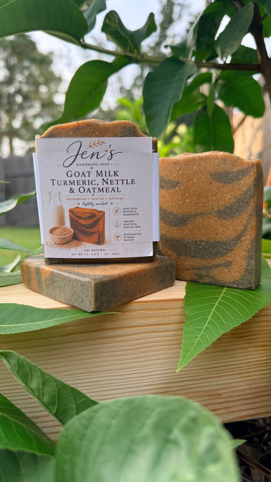 Goat milk Turmeric & Nettle  Soap